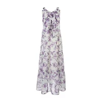 Speechless Big Kid Girls Sleeveless Floral Maxi Dress