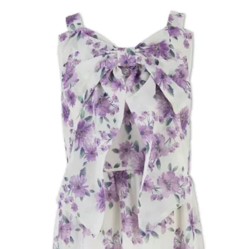 Speechless Big Kid Girls Sleeveless Floral Maxi Dress