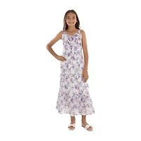 Speechless Big Kid Girls Sleeveless Floral Maxi Dress