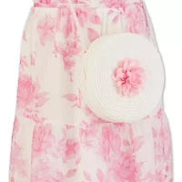 Speechless Big Kid Girls Sleeveless Ruffled Floral Maxi Dress