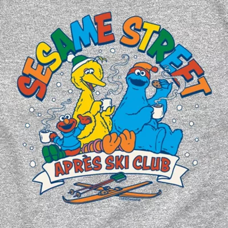 Little & Big Kid Boys Crew Neck Short Sleeve Regular Fit Sesame Street Graphic T-Shirt