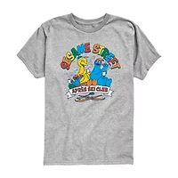 Little & Big Kid Boys Crew Neck Short Sleeve Regular Fit Sesame Street Graphic T-Shirt