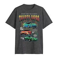 Mens Crew Neck Short Sleeve Regular Fit Graphic T-Shirt