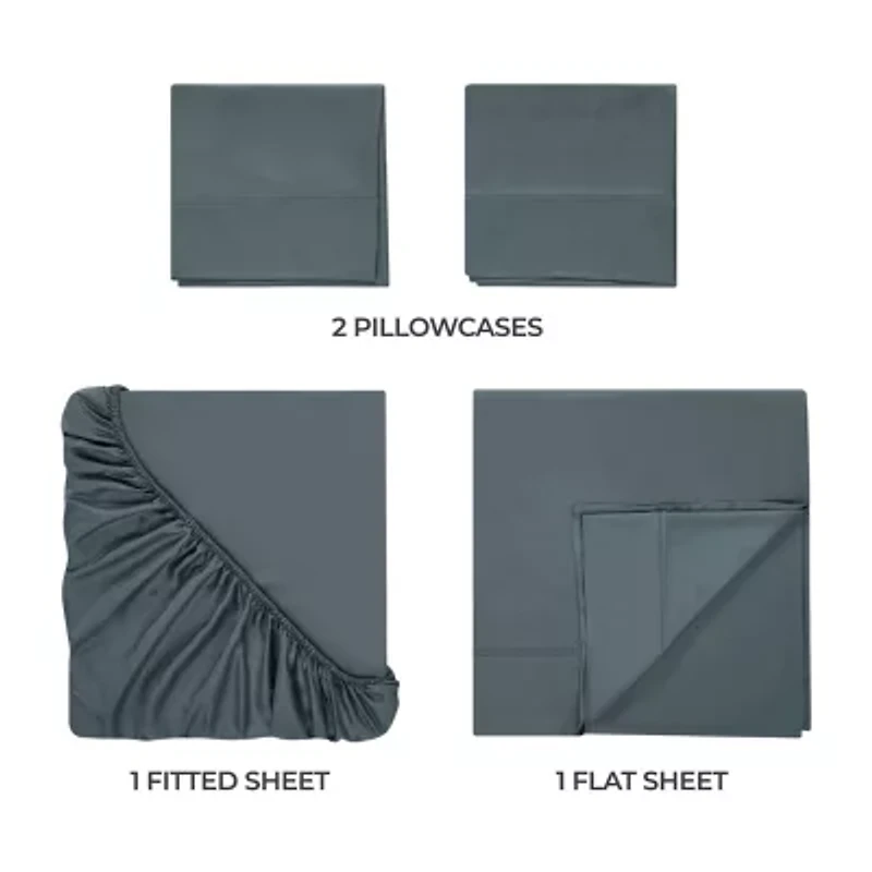 SUPERIOR® Rayon From Bamboo Cooling Silky 300tc Deep Pocket Sheet Set