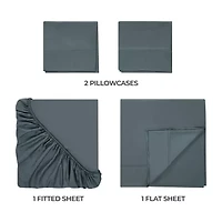 SUPERIOR® Rayon From Bamboo Cooling Silky 300tc Deep Pocket Sheet Set