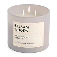 Distant Lands Balsam Woods 3-Wick Scented Jar Candle