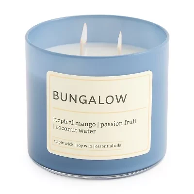 Distant Lands 14oz Bungalow 3-Wick Scented Jar Candle