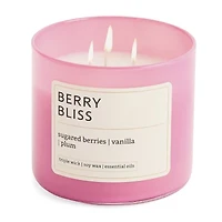 Distant Lands Berry Bliss 3-Wick Scented Jar Candle