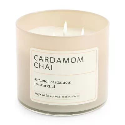 Distant Lands Cardamom Chai 3-Wick Scented Jar Candle