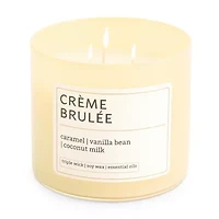 Distant Lands 14oz Creme Brulee 3-Wick Scented Jar Candle