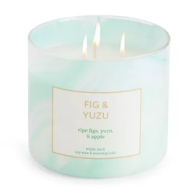 Distant Lands Fig & Yuzu 3-Wick Scented Jar Candle