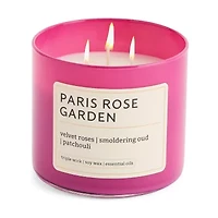 Distant Lands Paris Rose Garden 3-Wick Scented Jar Candle