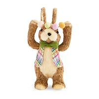 Layerings Sisal Bunny With Garland Easter Tabletop Decor