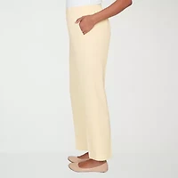 Alfred Dunner Al Fresco Womens Straight Mid Rise Pull-On Pant