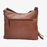 Stone Mountain Laredo Riveted Leather Irene Hobo Bag
