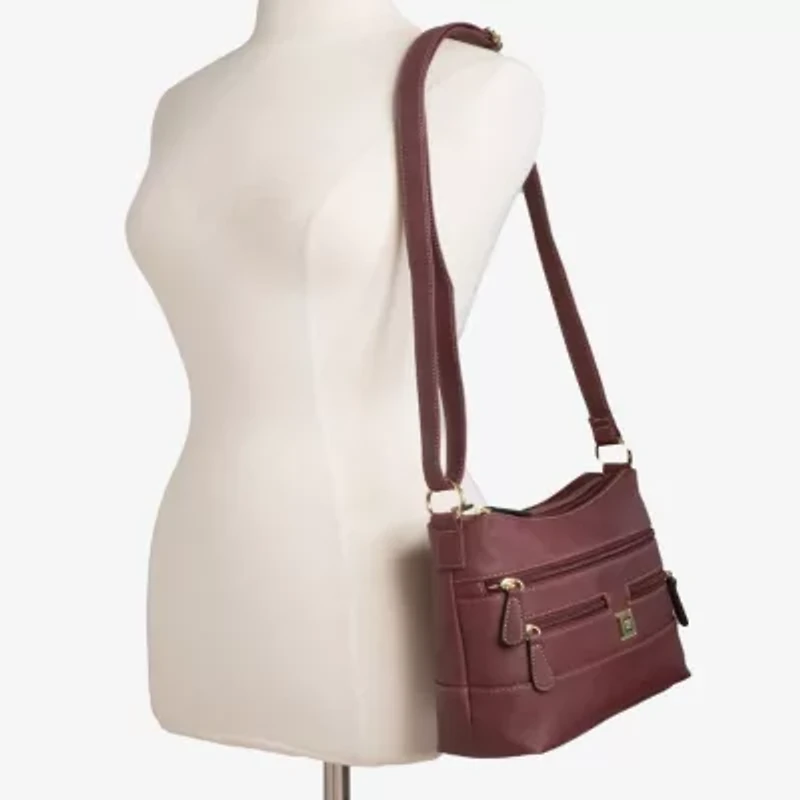 Stone Mountain Crunch Leather Irene Hobo Bag