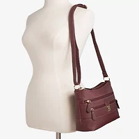 Stone Mountain Crunch Leather Irene Hobo Bag