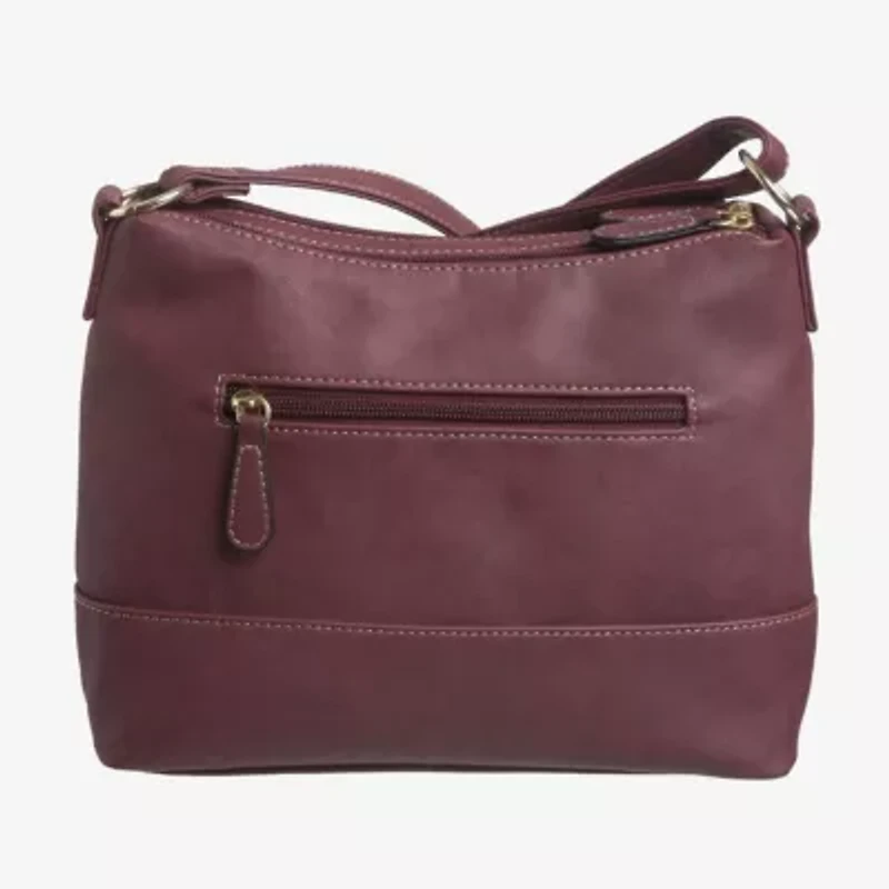 Stone Mountain Crunch Leather Irene Hobo Bag