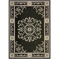 Courtyard Medallion Delight Indoor/Outdoor Rectangular Rugs