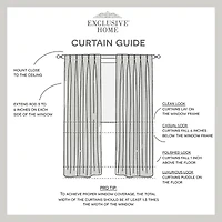 Exclusive Home Curtains Sateen Pinch Pleat Energy Saving Blackout Set of 2 Curtain Panel