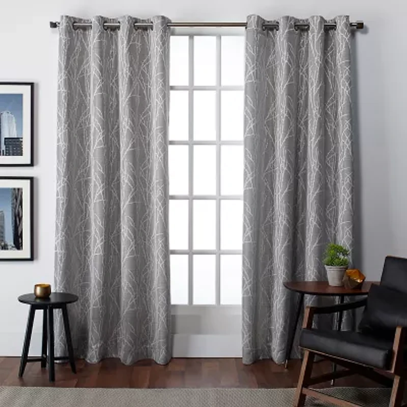 Exclusive Home Curtains Finesse Grommet Top Light-Filtering Set of 2 Curtain Panel
