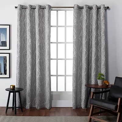 Exclusive Home Curtains Finesse Grommet Top Light-Filtering Set of 2 Curtain Panel
