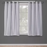 Exclusive Home Curtains Catarina Grommet Top Energy Saving Blackout Set of 2 Curtain Panel