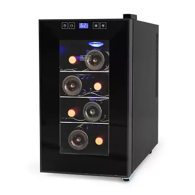 BLACK+DECKER Thermoelectric -Bottle Wine Cellar with Clear Glass Door