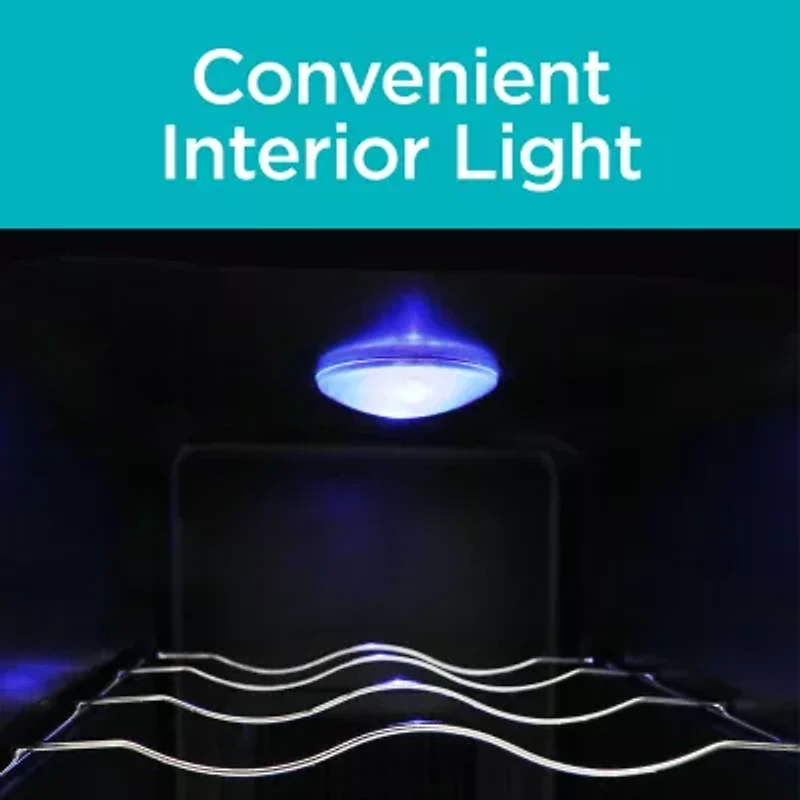 BLACK+DECKER Thermoelectric -Bottle Wine Cellar with Clear Glass Door