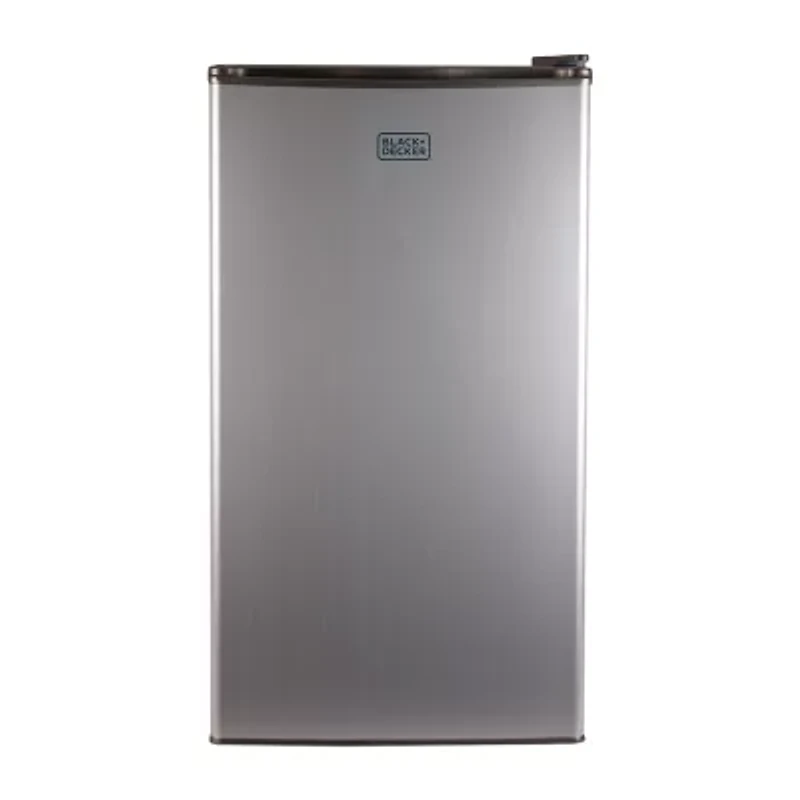 BLACK+DECKER 3.2-Cu. Ft. Compact Refrigerator - Stainless Steel