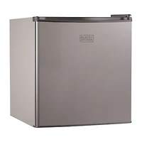 BLACK+DECKER 1.7-Cu. Ft. Compact Refrigerator - Stainless Steel