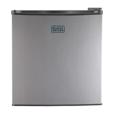 BLACK+DECKER 1.7-Cu. Ft. Compact Refrigerator - Stainless Steel