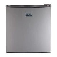 BLACK+DECKER 1.7-Cu. Ft. Compact Refrigerator - Stainless Steel