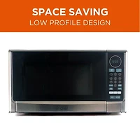 Commercial Chef 1.4-Cu. Ft. Countertop Microwave - Stainless Steel Front