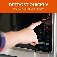 Commercial Chef 1.4-Cu. Ft. Countertop Microwave - Stainless Steel Front