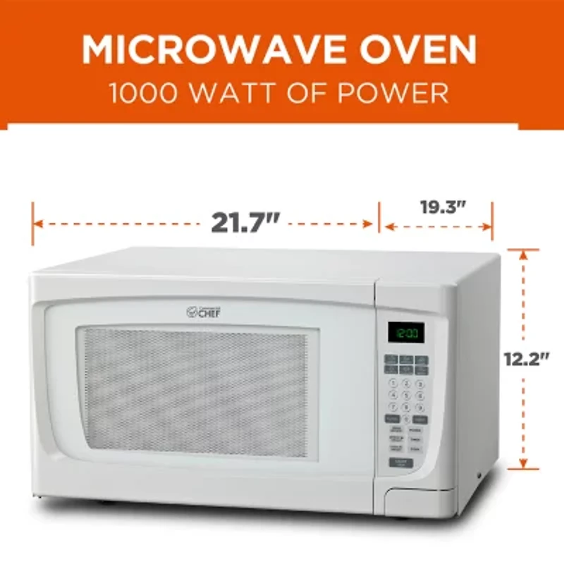 Commercial Chef 1.6-Cu. Ft. Countertop Microwave