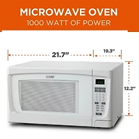 Commercial Chef 1.6-Cu. Ft. Countertop Microwave