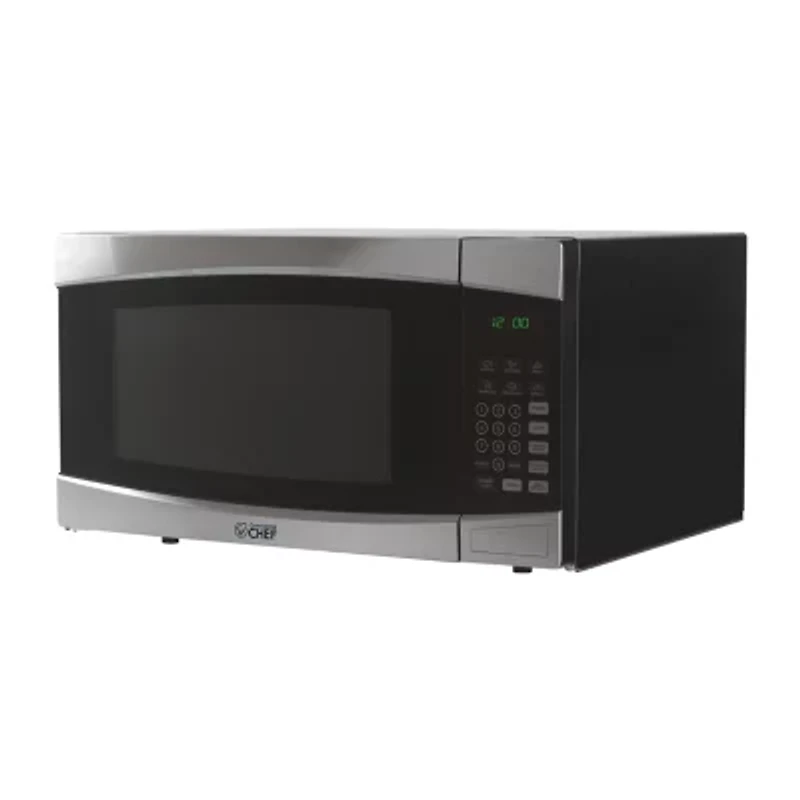 Commercial Chef 1.6-Cu. Ft. Countertop Microwave - Stainless Steel Front