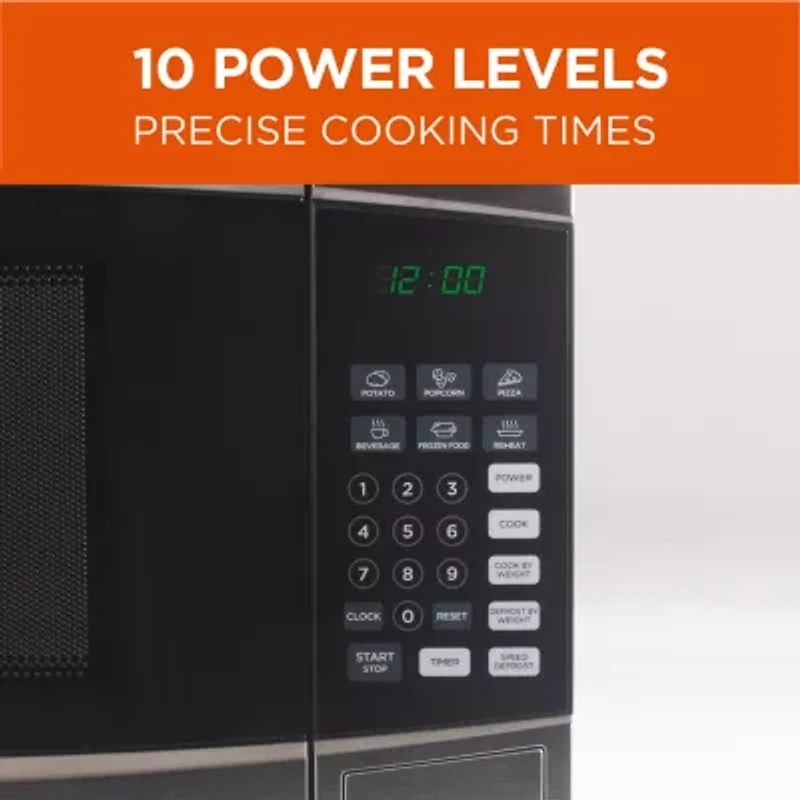 Commercial Chef 1.6-Cu. Ft. Countertop Microwave - Stainless Steel Front