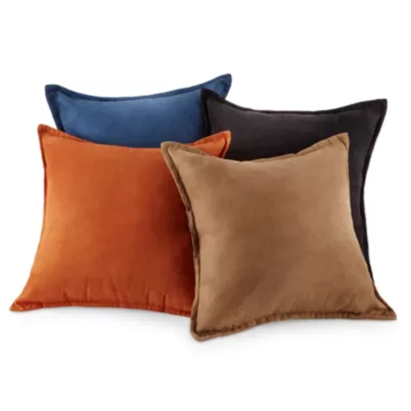 Home Expressions Faux Suede 2-pack Square Throw Pillow