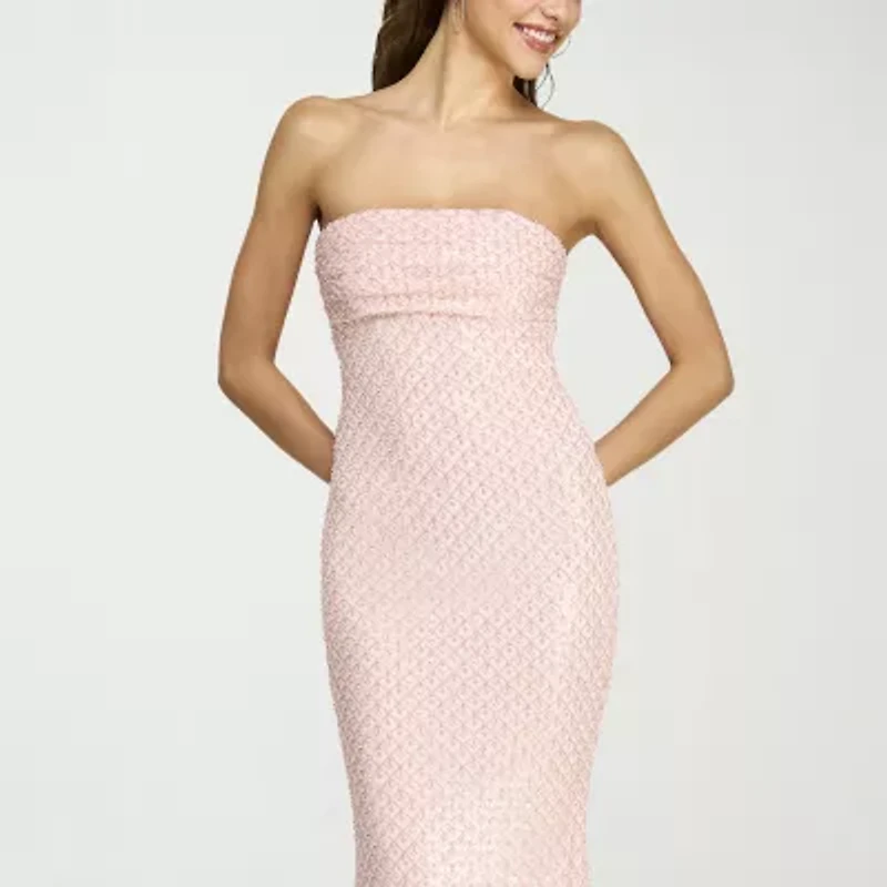 B. Smart Womens Juniors Beaded Bodycon Dress