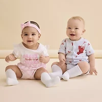 Carter's Baby Boys Short Sleeve Animal Romper