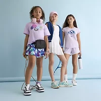 adidas Big Kid Girls Crew Neck Short Sleeve Slim Fit Graphic T-Shirt