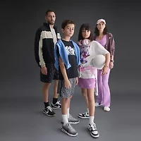 Nike Club Big Kid Girls Crew Neck Fleece Long Sleeve Sweatshirt