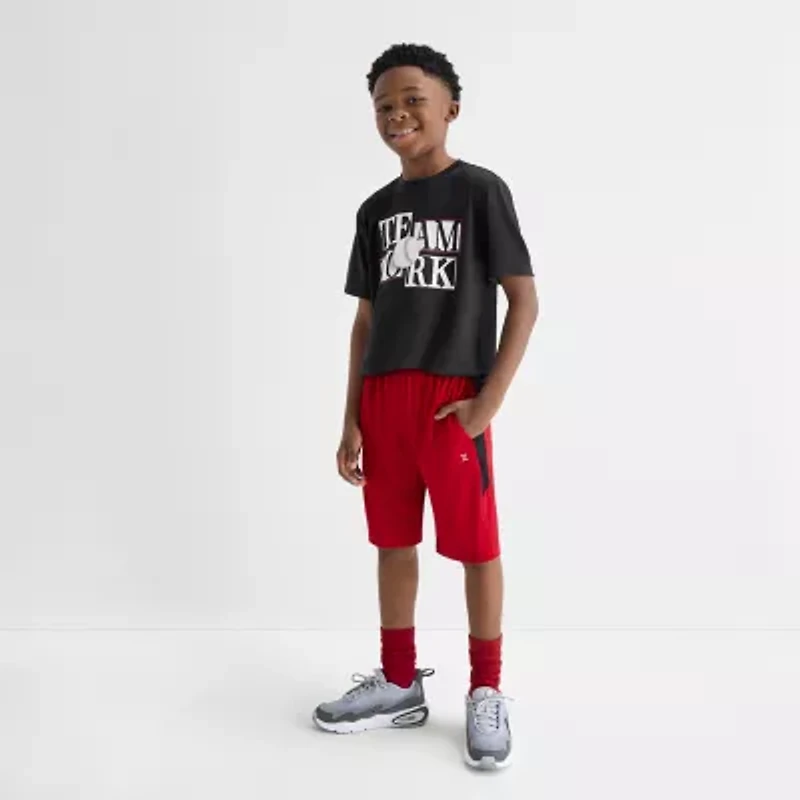 Xersion Pull-On Little & Big Kid Boys Moisture Wicking Basketball Short