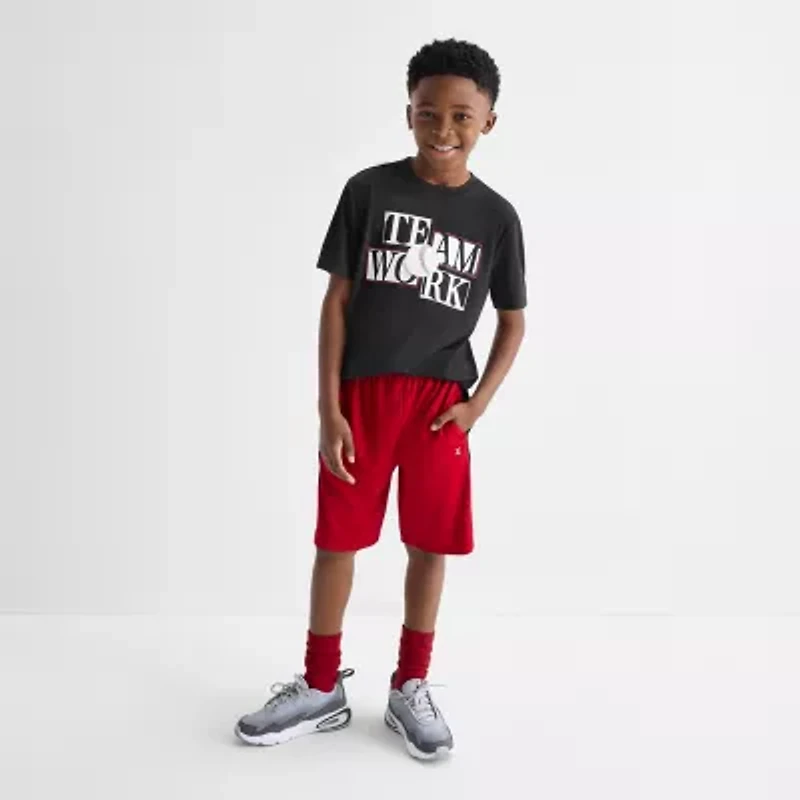 Xersion Pull-On Little & Big Kid Boys Moisture Wicking Basketball Short