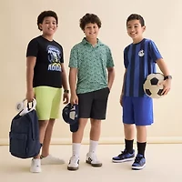 adidas Big Kid Boys Crew Neck Short Sleeve Regular Fit Graphic T-Shirt