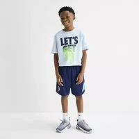 Nike 3BRAND by Russell Wilson Big Kid Boys Crew Neck Short Sleeve Regular Fit Graphic T-Shirt