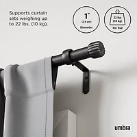 Umbra Cleo 1 Curtain Rod
