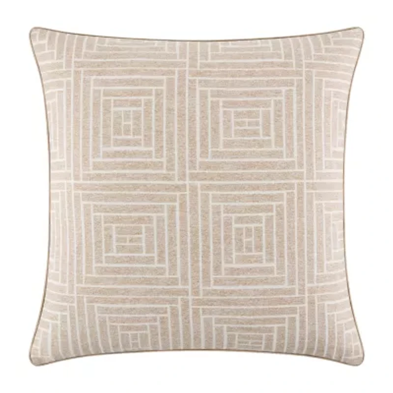 Fieldcrest Woven Geo Square Throw Pillow
